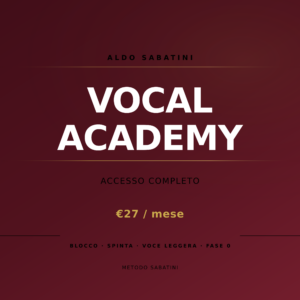 Vocal Academy Accesso COMPLETO